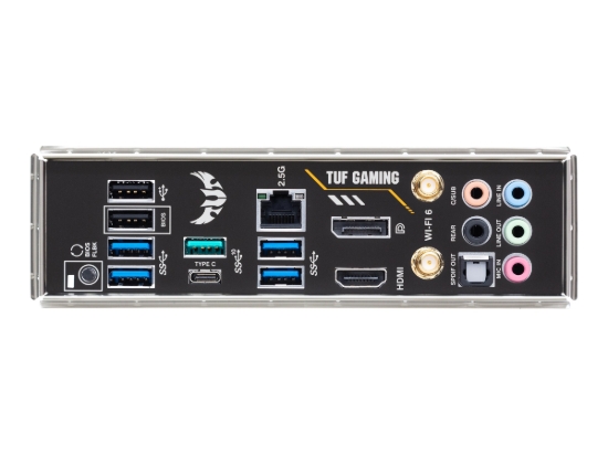 Imagen de ASUS TUF GAMING B550-PLUS (WI-FI) - Placa base - ATX - Socket AM4 - AMD B550 Chipset - USB-C Gen2, USB 3.2 Gen 1, USB 3.2 Gen 2 - 2.5 Gigabit LAN, Wi-Fi 6, Bluetooth - Tarjeta gráfica (CPU necesaria) 