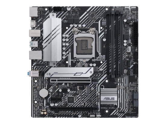 Imagen de ASUS PRIME B560M-A - Placa base - micro ATX - Socket LGA1200 - B560 Chipset - USB 3.2 Gen 2, USB 3.2 Gen 1, USB-C Gen2 - Gigabit LAN - Tarjeta gráfica (CPU necesaria) - HD Audio (8-canales)