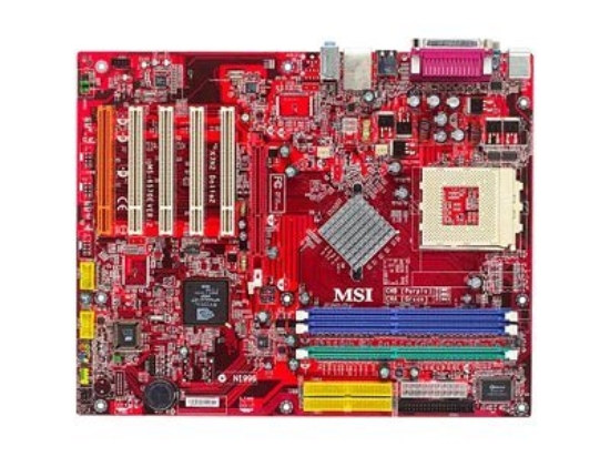 Imagen de MSI K7N2 DELTA2-FSR - Placa base - ATX - Socket A - nForce2 Ultra 400 Chipset - Gigabit LAN - audio de 6 canales