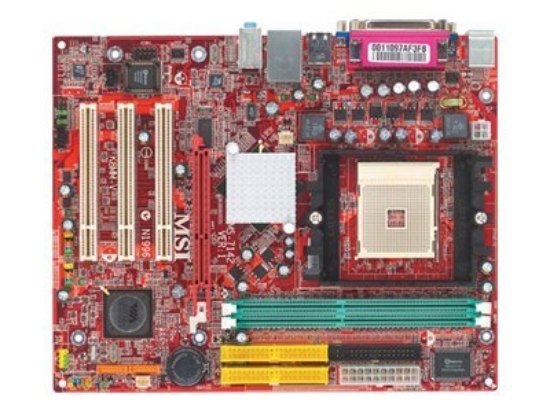 Imagen de MSI K8MM-V - Placa base - micro ATX - Socket 754 - K8M800 Chipset - LAN - gráficos en la placa - audio de 6 canales