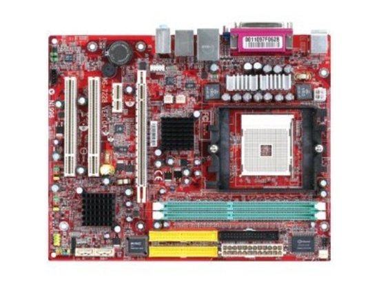 Imagen de MSI K8NGM-V - Placa base - micro ATX - Socket 754 - GeForce 6100 Chipset - LAN - gráficos en la placa - audio de 6 canales