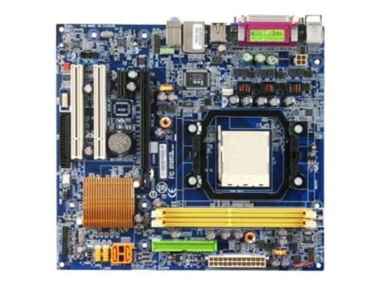 Imagen de Gigabyte GA-M61VME-S2 - Placa base - micro ATX - Socket AM2 - GeForce 6100 Chipset - LAN - gráficos en la placa - HD Audio (8-canales)