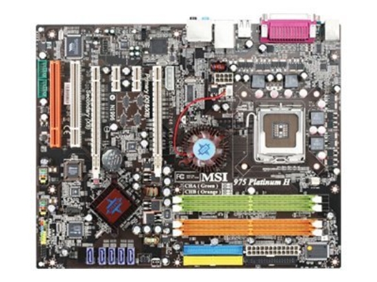 Imagen de MSI 975X Platinum - Placa base - ATX - Socket LGA775 - i975X Chipset - FireWire - Gigabit LAN - HD Audio (8-canales)
