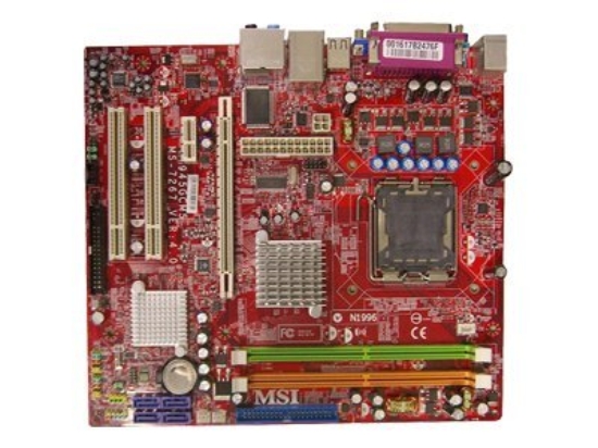Imagen de MSI 945GCM5-L V2 - 2 - placa base - micro ATX - Socket LGA775 - i945GC Chipset - LAN - gráficos en la placa - HD Audio