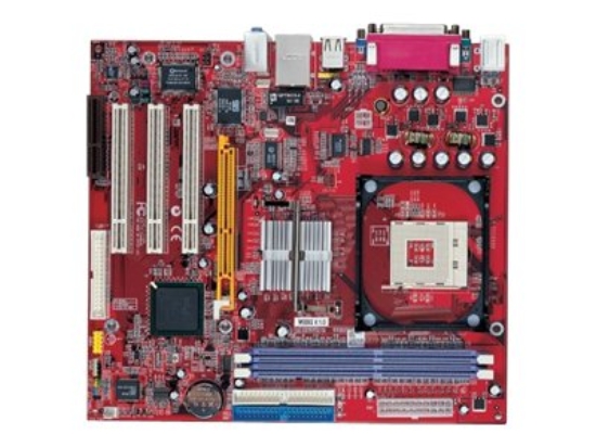 Imagen de PCCHIPS M909G - 1.0 - placa base - micro ATX sin CPU - Socket 478 - i845GV Chipset - LAN - gráficos en la placa - audio de 6 canales