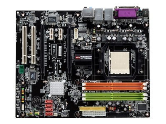 Imagen de MSI K9A Platinum - Placa base - ATX - Socket AM2 - 580X CrossFire Chipset - FireWire - 2 x Gigabit LAN - audio de 8 canales