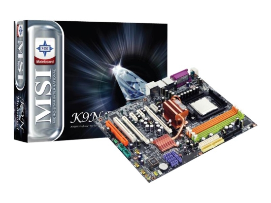 Imagen de MSI K9N Diamond - Placa base - ATX - Socket AM2 - nForce 590 SLI Chipset - FireWire - 2 x Gigabit LAN - audio de 8 canales