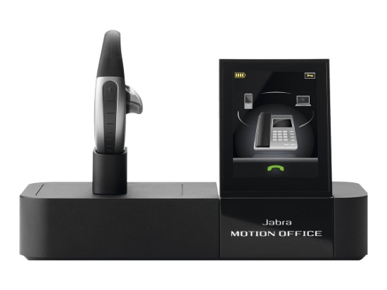 Imagen de Jabra Motion Office MS - Auricular - auriculares de oído - montaje encima de la oreja - Bluetooth - inalámbrico - NFC - cancelación de sonido activo - Certificado para Skype Empresarial