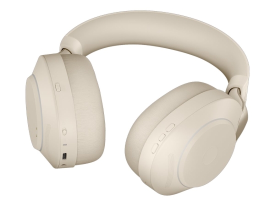 Imagen de Jabra Evolve2 85 UC Stereo - Auricular - tamaño completo - Bluetooth - inalámbrico, cableado - cancelación de sonido activo - conector de 3,5 mm - aislamiento de ruido - beige