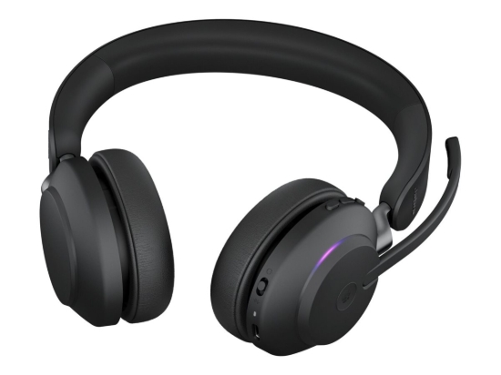 Imagen de Jabra Evolve2 65 MS Stereo - Auricular - en oreja - Bluetooth - inalámbrico - USB-C - aislamiento de ruido - negro - Certificado para Equipos de Microsoft