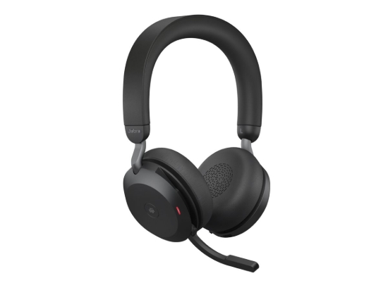 Imagen de Jabra Evolve2 75 - Auricular - en oreja - Bluetooth - inalámbrico - cancelación de sonido activo - USB-A - aislamiento de ruido - negro - Certificado para Equipos de Microsoft