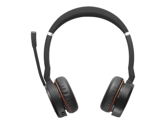 Imagen de Jabra Evolve 75 SE UC Stereo - Auricular - en oreja - Bluetooth - inalámbrico - cancelación de sonido activo - USB - Certificado por Zoom - para LINK 380a MS