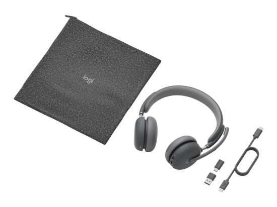 Imagen de Logitech Zone Wireless 2 Premium Noise Canceling Headset with Hybrid ANC, Certified for Zoom, Google Meet, Google Voice, Fast Pair, Graphite - Auricular - en oreja - Bluetooth - inalámbrico - cancelac