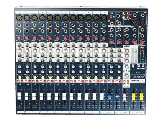 Imagen de Soundcraft EFX12 - Mezclador analógico con Lexicon FX - 12 canales
