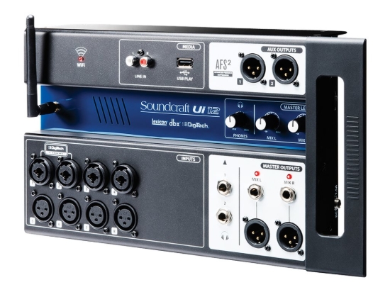 Imagen de Soundcraft Ui12 - Mezclador digital con Lexicon FX - 12 canales