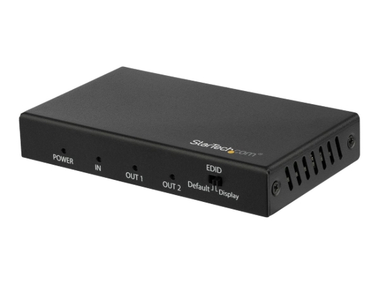 Imagen de StarTech.com Splitter HDMI - de 2 Puertos - 4K 60Hz - Divisor HDMI 1 Entrada 2 Salidas - Splitter HDMI de 2 Salidas - Divisor de Puertos HDMI - Separador de vídeo/audio - 2 x HDMI - sobremesa - para P