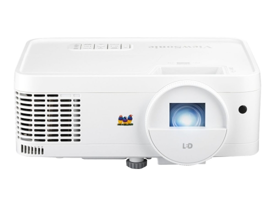 Imagen de ViewSonic LS510WH-2 - Proyector DLP - RGB LED - 3000 ANSI lumens - WXGA (1280 x 800) - 16:10 - 720p - objetivo zoom - con 1 año de servicio de cambio urgente