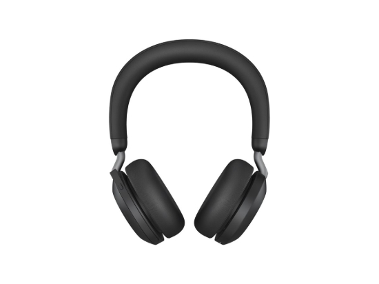 Imagen de Jabra Evolve2 75 - Auricular - en oreja - Bluetooth - inalámbrico - cancelación de sonido activo - USB-A - aislamiento de ruido - negro - optimizado para UC