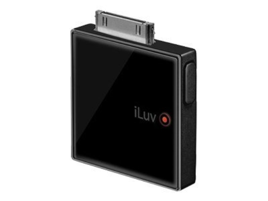 Imagen de iLuv i702BLK - Transmisor de FM para teléfono móvil - negro - para Apple iPod (3G, 4G, 5G); iPod mini