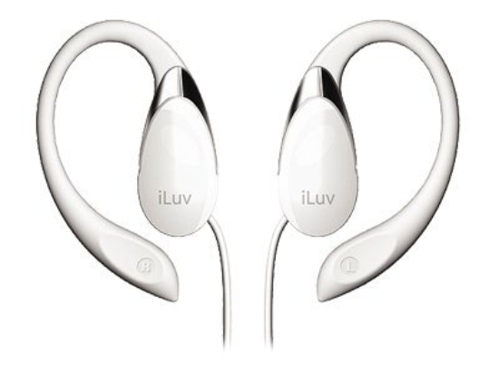 Imagen de iLuv i201 - Auriculares con diadema - montaje encima de la oreja - cableado - conector de 3,5 mm - blanco