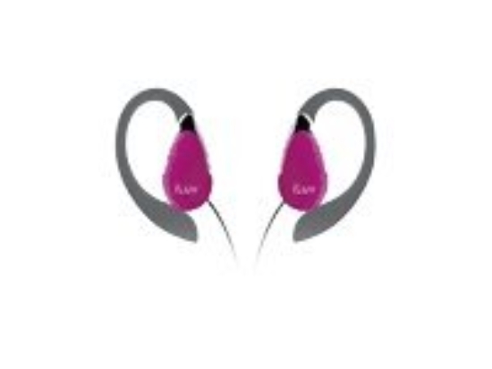Imagen de iLuv i201 - Auriculares con diadema - montaje encima de la oreja - cableado - conector de 3,5 mm - rosa