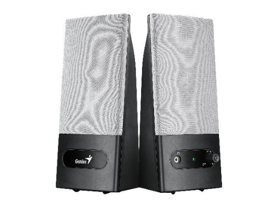 Imagen de Genius SP-F120 - Altavoces - para PC - 2 vatios (Total) - negro, plata