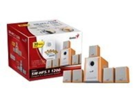 Imagen de Genius SW-HF5.1 1200 - Sistema de altavoces - para PC - canal 5.1 - 30 vatios (Total)