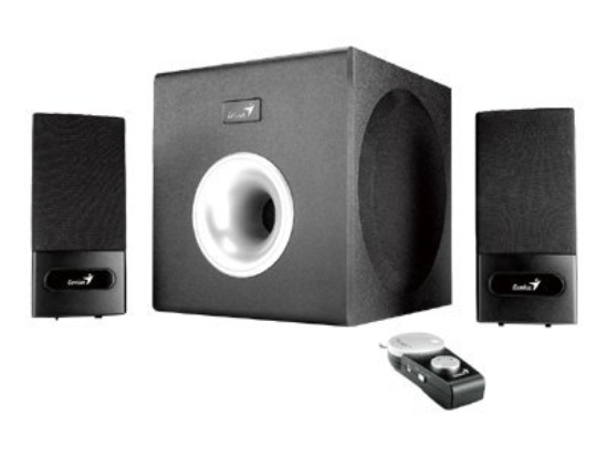 Imagen de Genius SW-F2.1 1500 - Sistema de altavoces - para PC - canal 2.1 - 45 vatios (Total) - negro