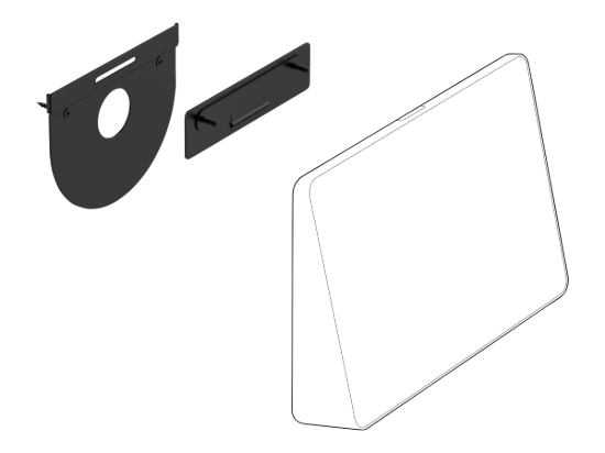 Imagen de Logitech Tap Wall Mount - Kit de montaje para controlador de videoconferencia - para Room Solution Base Bundle, Huddle, Large; Tap