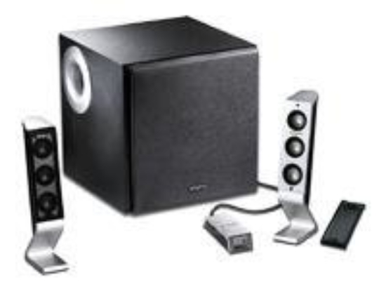 Imagen de Creative I-Trigue 2.1 3300 - Sistema de altavoces - para PC - canal 2.1 - 43 vatios (Total) - negro (color de la parrilla - negro)