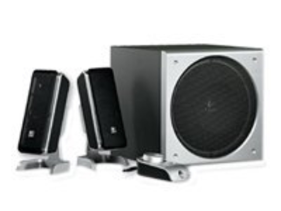 Imagen de Logitech Z-3e - Sistema de altavoces - para PC - canal 2.1 - 40 vatios (Total)