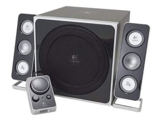 Imagen de Logitech Z-4 - Sistema de altavoces - para PC - canal 2.1 - 40 vatios (Total)