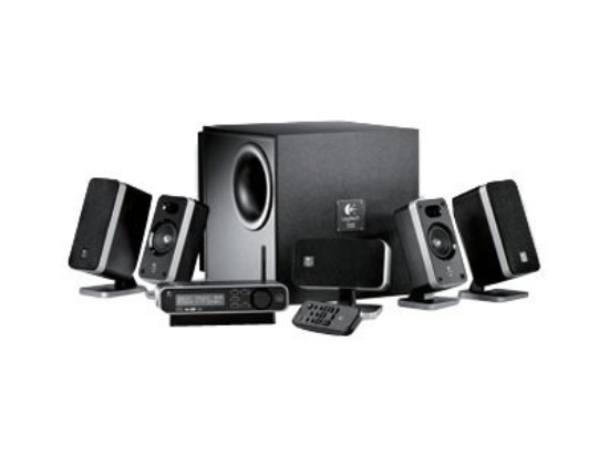 Imagen de Logitech Z-5450 Digital - Sistema de altavoces - para PC - canal 5.1 - 315 vatios (Total)