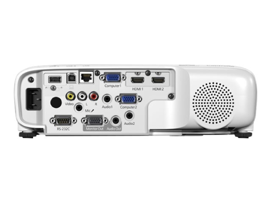 Imagen de Epson PowerLite 119W - Proyector 3LCD - portátil - 4000 lúmenes (blanco) - 4000 lúmenes (color) - WXGA (1280 x 800) - 16:10 - LAN