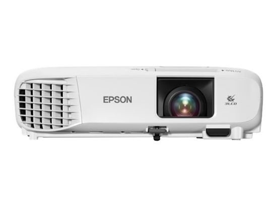 Imagen de Epson PowerLite 118 - Proyector 3LCD - portátil - 3800 lúmenes (blanco) - 3800 lúmenes (color) - XGA (1024 x 768) - 4:3 - LAN