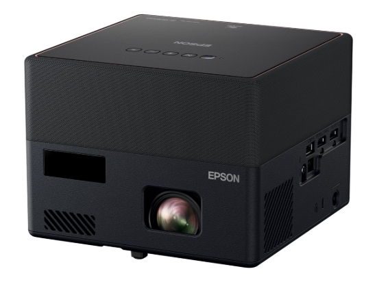 Imagen de Epson EpiqVision EF12 - Proyector 3LCD - portátil - 1000 lúmenes (blanco) - 1000 lúmenes (color) - Full HD (1920 x 1080) - 16:9 - 1080p - 802.11a/b/g/n/ac inalámbrico / Bluetooth 5.0 - negro, cobre - 