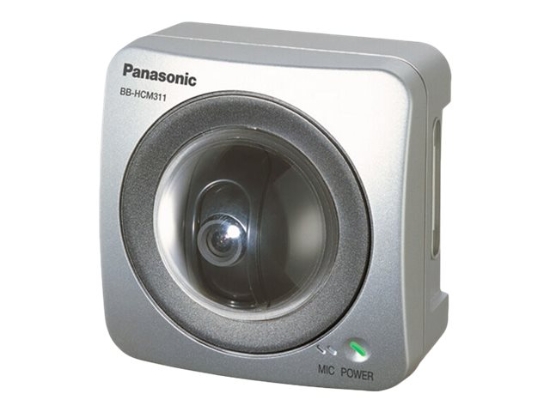 Imagen de Panasonic BB-HCM311A - Cámara de vigilancia de red - cúpula - color - 0,32 MP - 640 x 480 - audio - LAN 10/100 - MJPEG