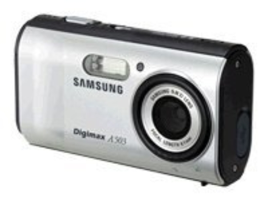 Imagen de Samsung Digimax A503 - Cámara digital - compacta - 5.0 MP - flash 24 MB - plata