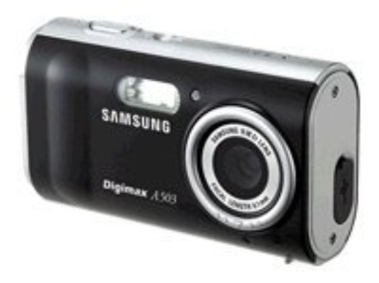Imagen de Samsung Digimax A503 - Cámara digital - compacta - 5.0 MP - flash 24 MB - negro