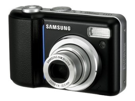 Imagen de Samsung Digimax S800 - Cámara digital - compacta - 8.1 MP - 3x zoom óptico - flash 20 MB - negro
