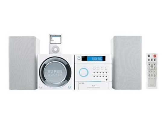 Imagen de iLuv i7500DWHT - Sistema micro con base de iPod - blanco