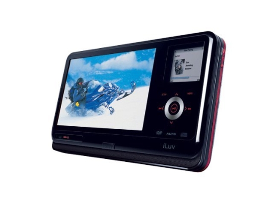Imagen de iLuv i1155 - Reproductor de DVD con base para iPod - portátil - pantalla 8.4"