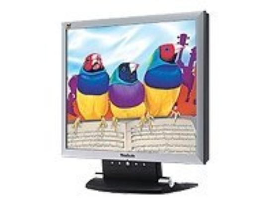 Imagen de ViewSonic VE710s - Monitor LCD - 17" - 1280 x 1024 - 300 cd/m² - 450:1 - 8 ms - VGA - plateado sobre negro
