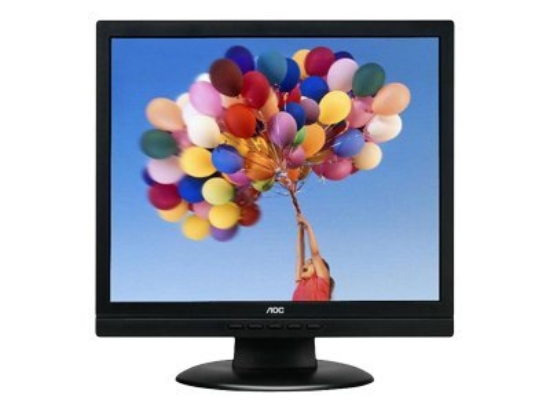 Imagen de AOC 712S - Monitor LCD - 17" - 1280 x 1024 @ 75 Hz - 300 cd/m² - 600:1 - 5 ms - VGA - negro