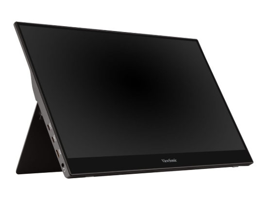 Imagen de ViewSonic TD1655 - Monitor LED - 15.6" - portátil - pantalla táctil - 1920 x 1080 Full HD (1080p) - TN - 250 cd/m² - 800:1 - 14 ms - HDMI, 2xUSB-C - altavoces