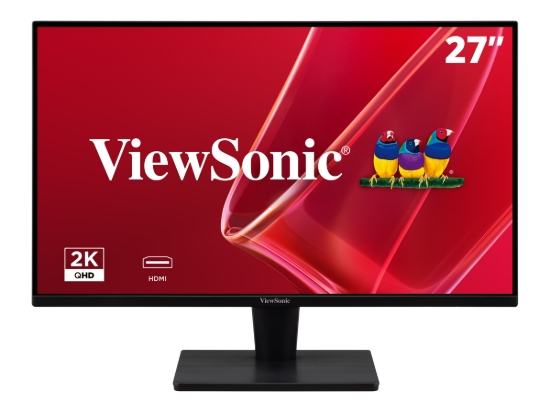 Imagen de ViewSonic VA2715-2K-MHD - Monitor LED - 27" - 2560 x 1440 WQHD @ 100 Hz - MVA - 250 cd/m² - 4000:1 - 5 ms - 2xHDMI, DisplayPort - altavoces