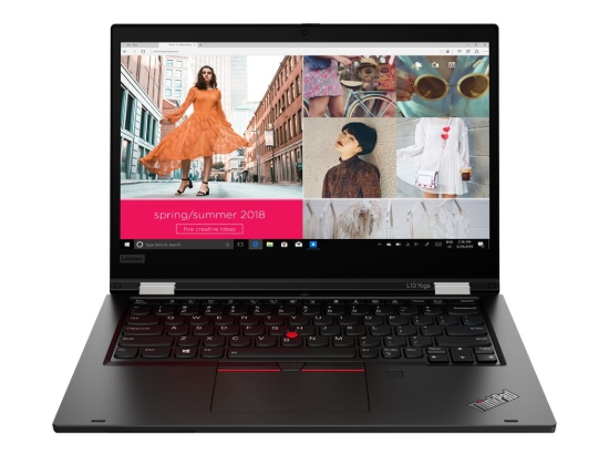 Imagen de Lenovo ThinkPad L13 Yoga 20R6 - Diseño plegable - Intel Core i7 - 10510U / hasta 4.9 GHz - Win 10 Pro 64 bits - UHD Graphics - 16 GB RAM - 512 GB SSD - 13.3" IPS pantalla táctil 1920 x 1080 (Full HD) 