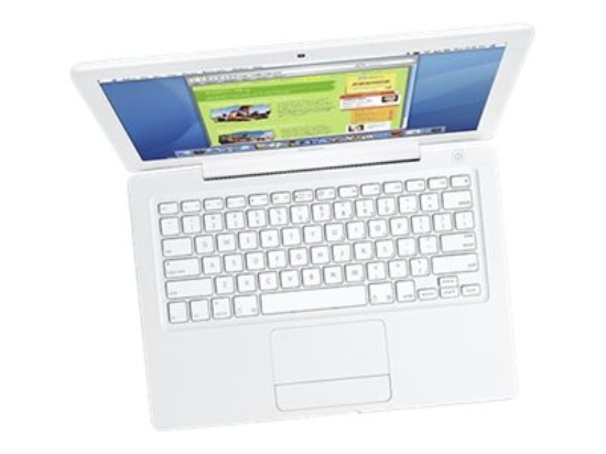 Imagen de Apple MacBook - Intel Core Duo - GMA 950 - 512 MB RAM - 60 GB HDD - CD-RW / DVD - 13.3" 1280 x 800 - Gigabit Ethernet - - blanco - kbd: español