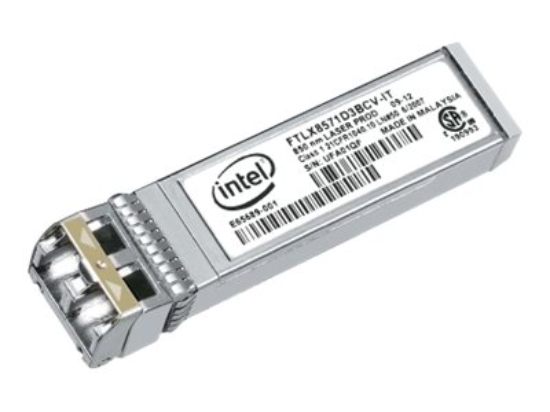 Imagen de Intel Ethernet SFP+ SR Optics - Módulo de transceptor SFP+ - 10GbE - 1000Base-SX, 10GBase-SR - 850 nm - para Ethernet Converged Network Adapter X520, X710; Ethernet Server Adapter X520