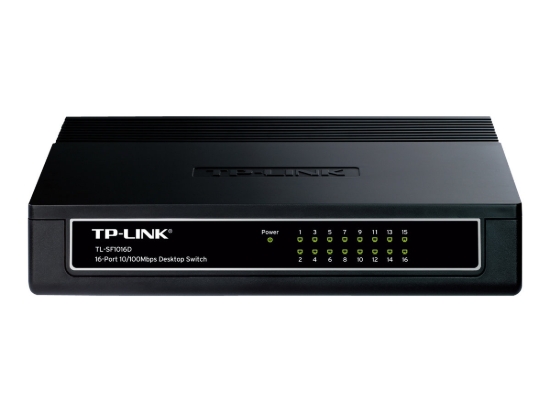 Imagen de TP-Link TL-SF1016D 16-Port 10/100Mbps Desktop Switch - Conmutador - 16 x 10/100 - sobremesa